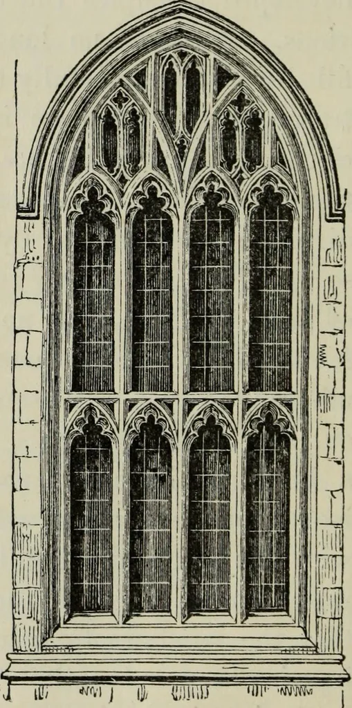 An illustration from An introduction to the study of Gothic architecture, 1877, leaf 221