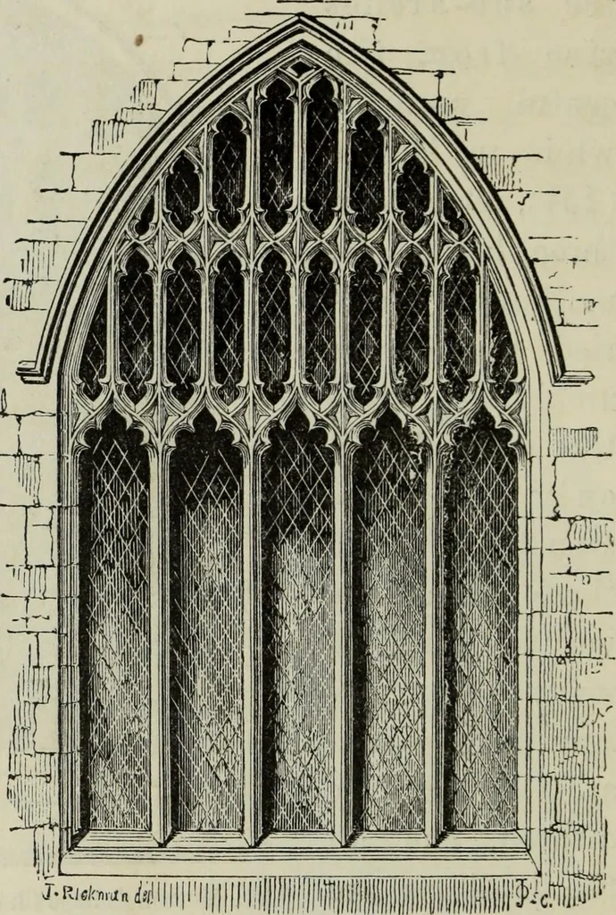 An illustration from An introduction to the study of Gothic architecture, 1877, leaf 223