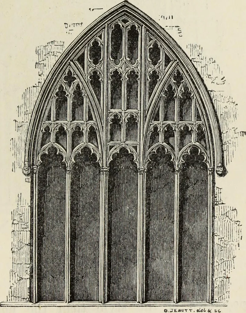 An illustration from An introduction to the study of Gothic architecture, 1877, leaf 224