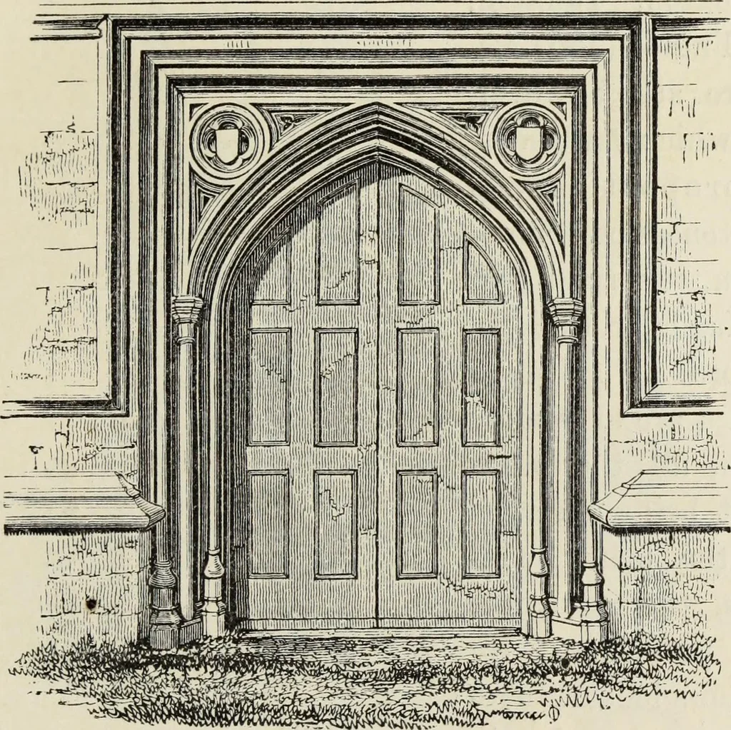 An illustration from An introduction to the study of Gothic architecture, 1877, leaf 226