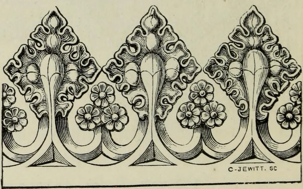 An illustration from An introduction to the study of Gothic architecture, 1877, leaf 231