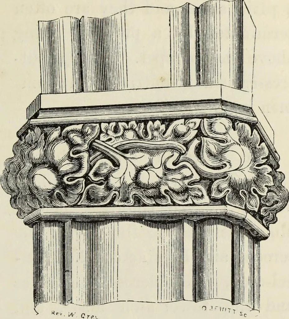 An illustration from An introduction to the study of Gothic architecture, 1877, leaf 232