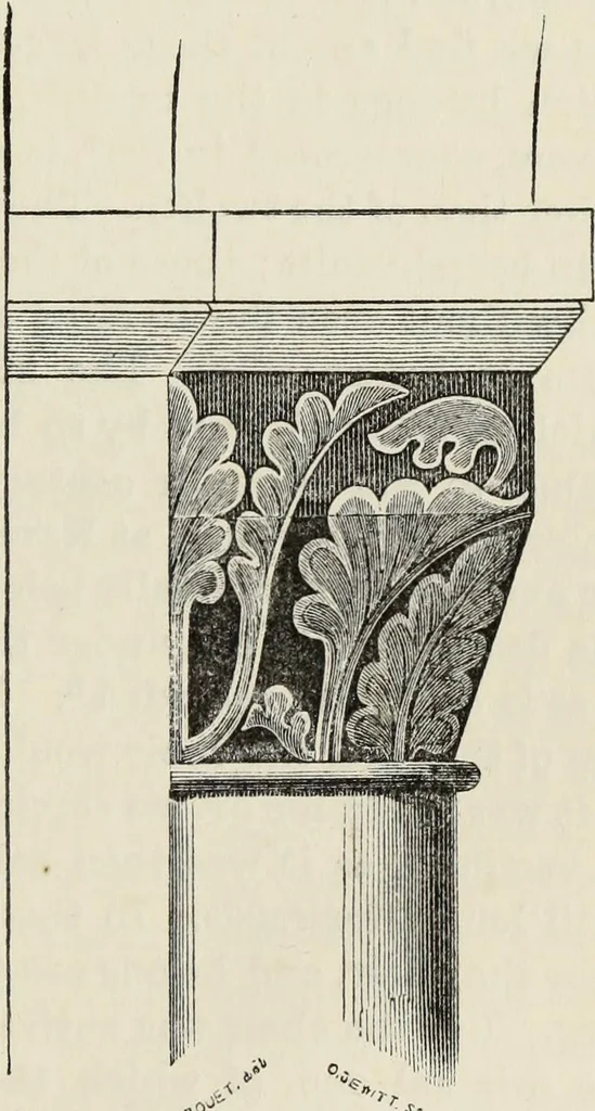 An illustration from An introduction to the study of Gothic architecture, 1877, leaf 250