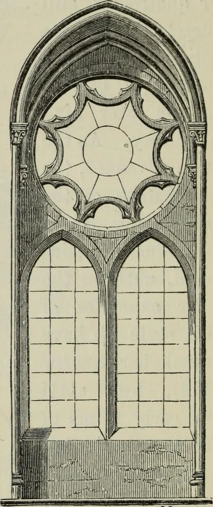 An illustration from An introduction to the study of Gothic architecture, 1877, leaf 269