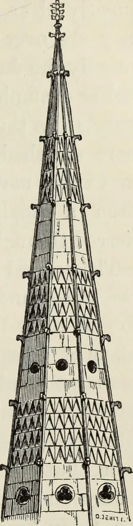 An illustration from An introduction to the study of Gothic architecture, 1877, leaf 276