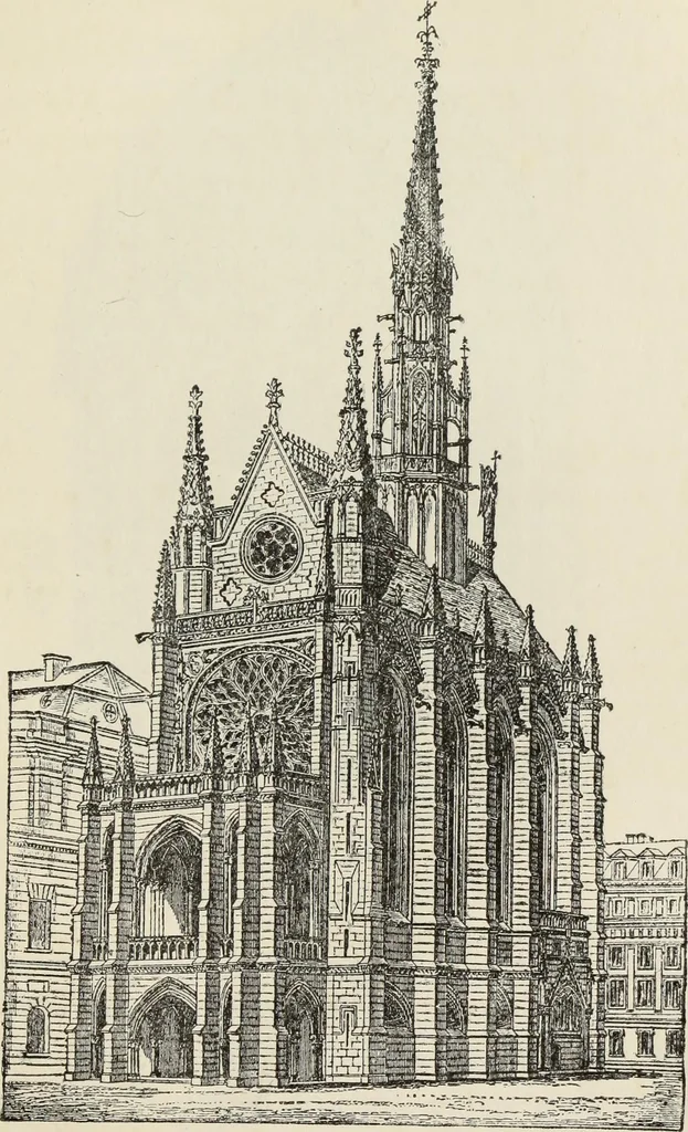 An illustration from An introduction to the study of Gothic architecture, 1877, leaf 286