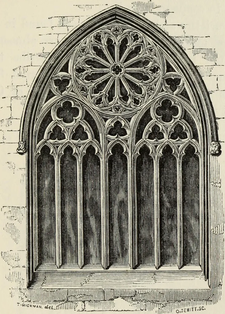 An illustration from An introduction to the study of Gothic architecture, 1877, leaf 288