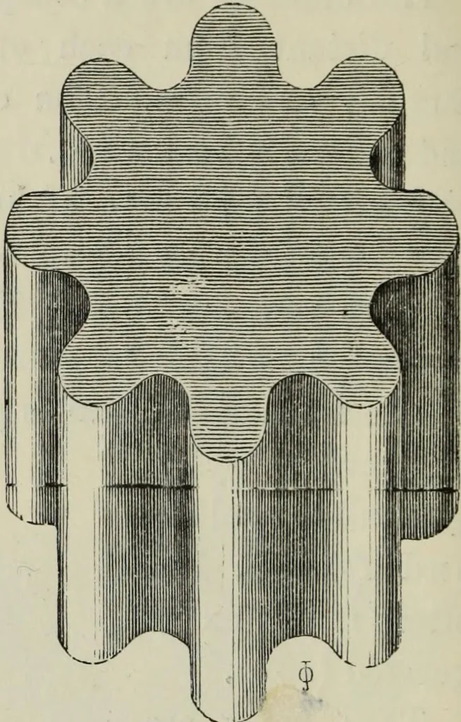 An illustration from An introduction to the study of Gothic architecture, 1877, leaf 295