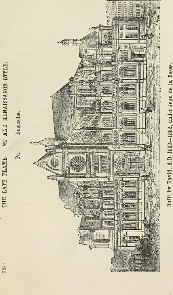 An illustration from An introduction to the study of Gothic architecture, 1877, leaf 296