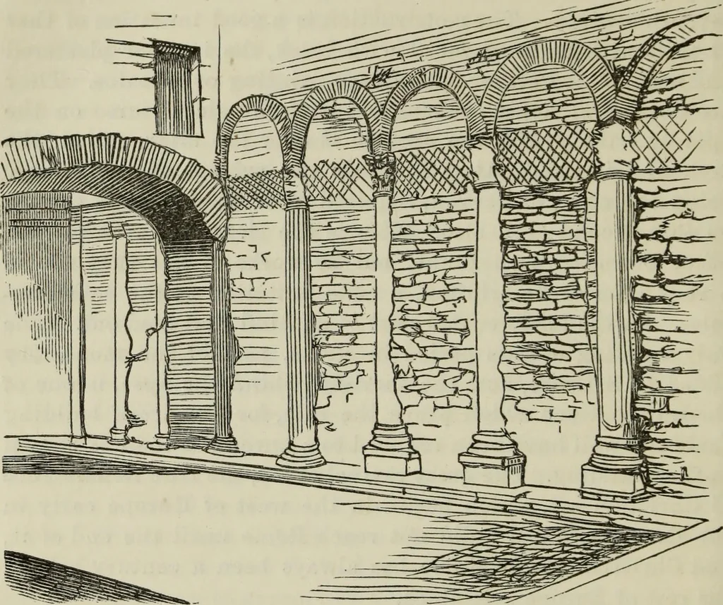 An illustration from An introduction to the study of Gothic architecture, 1877, leaf 311