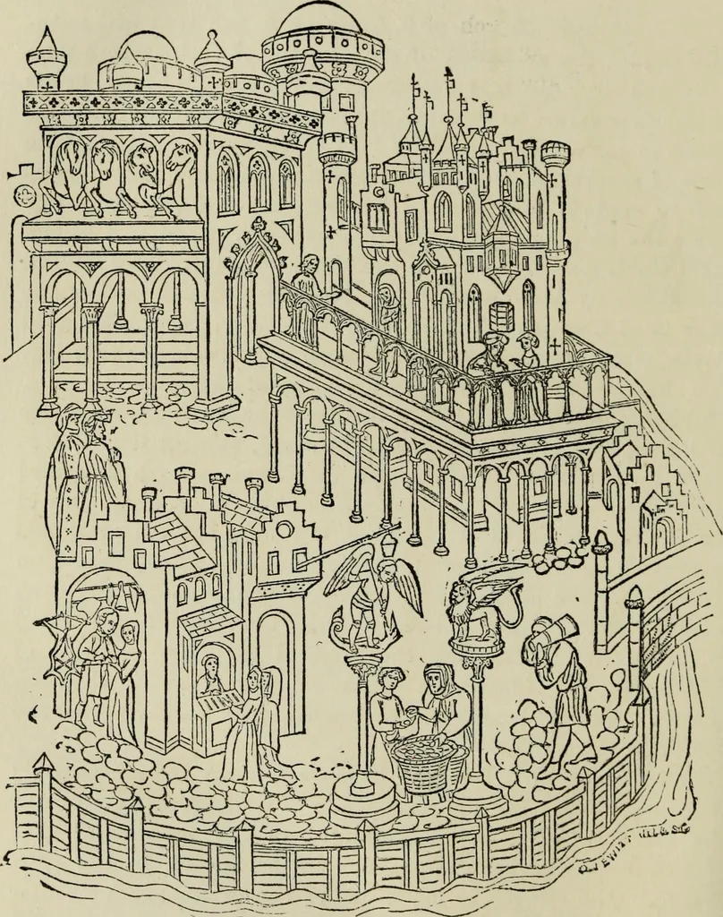 An illustration from An introduction to the study of Gothic architecture, 1877, leaf 329