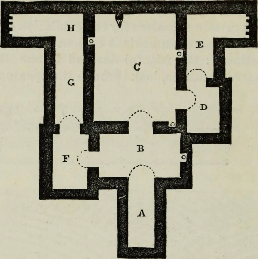 An illustration from An introduction to the study of Gothic architecture, 1877, leaf 39