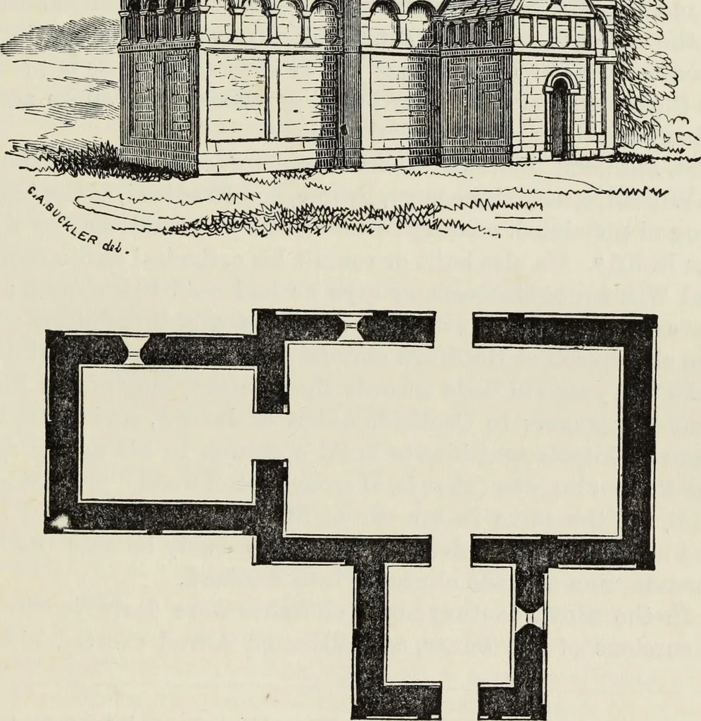 An illustration from An introduction to the study of Gothic architecture, 1877, leaf 40
