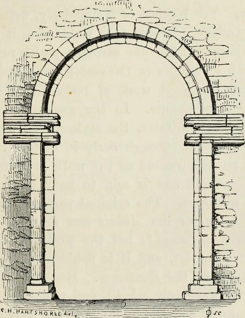 An illustration from An introduction to the study of Gothic architecture, 1877, leaf 48