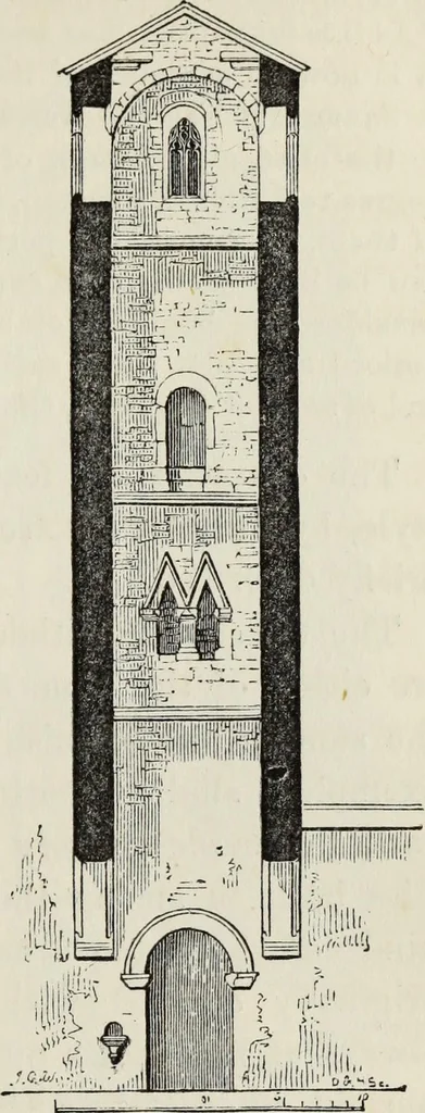 An illustration from An introduction to the study of Gothic architecture, 1877, leaf 50