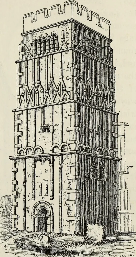 An illustration from An introduction to the study of Gothic architecture, 1877, leaf 52