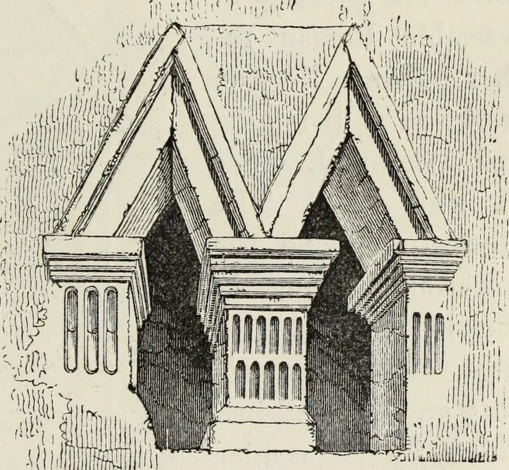 An illustration from An introduction to the study of Gothic architecture, 1877, leaf 54