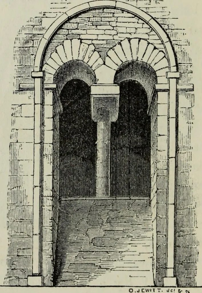 An illustration from An introduction to the study of Gothic architecture, 1877, leaf 55