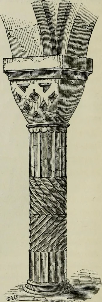 An illustration from An introduction to the study of Gothic architecture, 1877, leaf 77