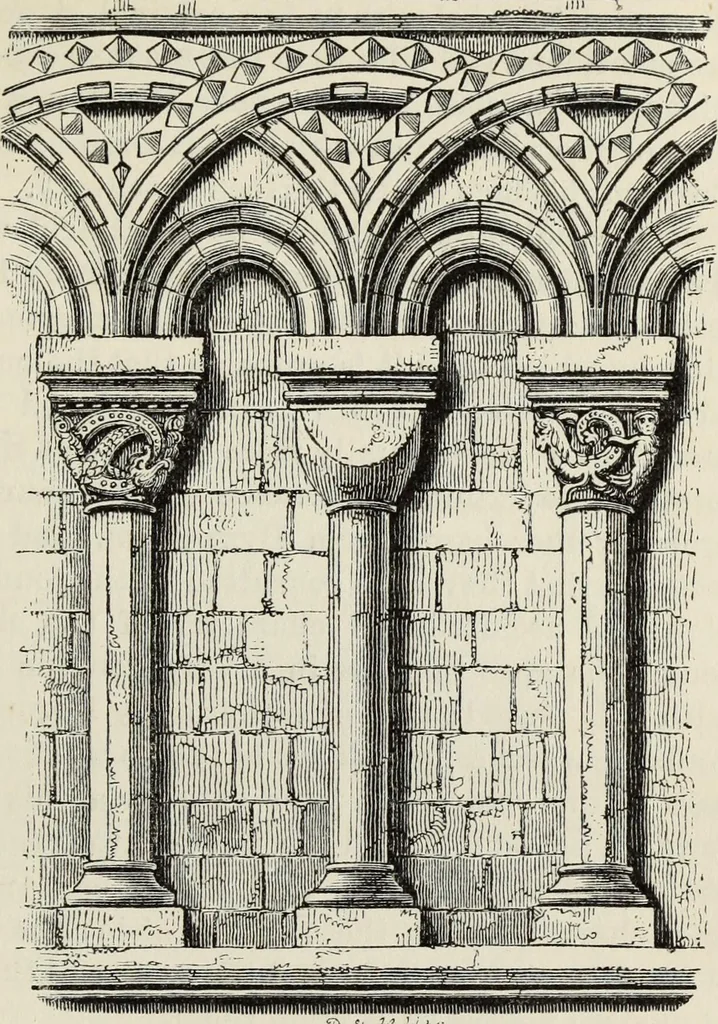 An illustration from An introduction to the study of Gothic architecture, 1877, leaf 82