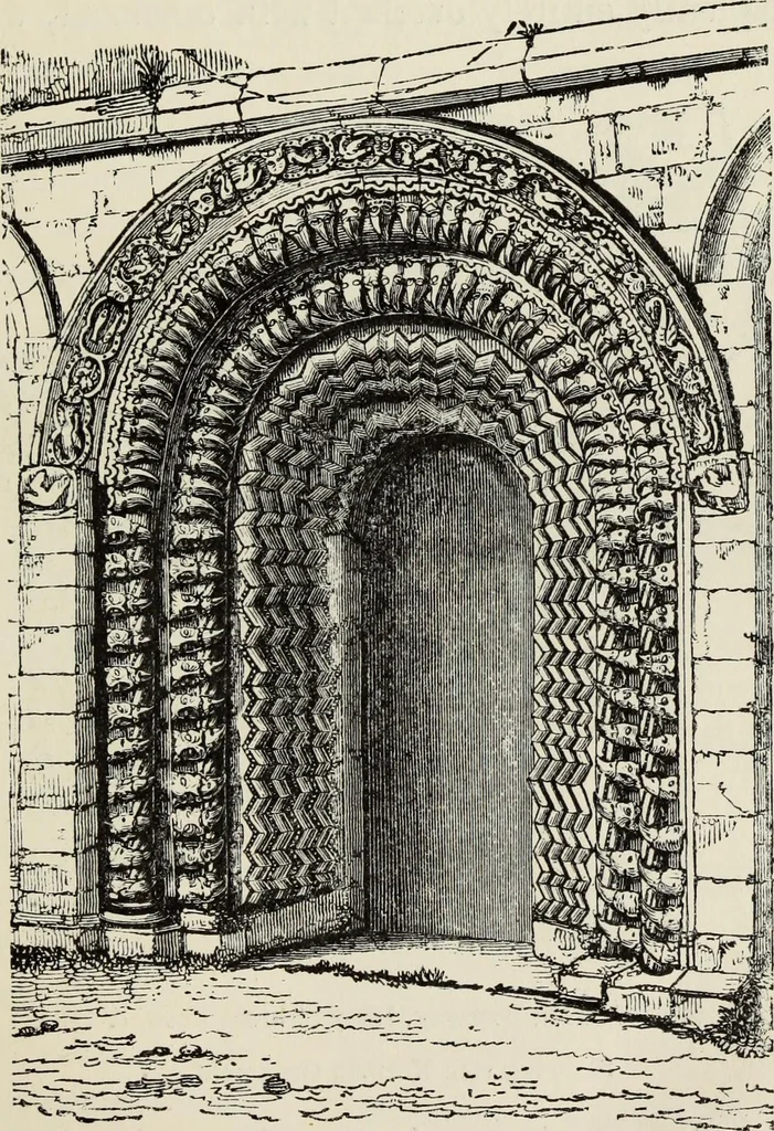 An illustration from An introduction to the study of Gothic architecture, 1877, leaf 84