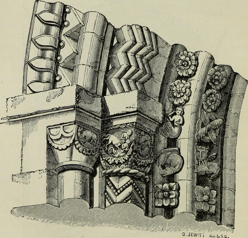An illustration from An introduction to the study of Gothic architecture, 1877, leaf 85