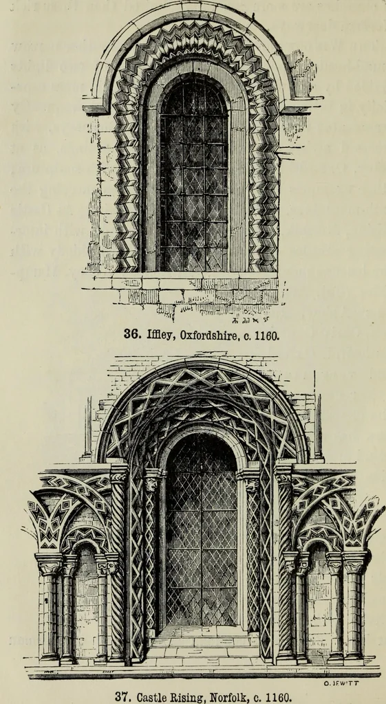 An illustration from An introduction to the study of Gothic architecture, 1877, leaf 87