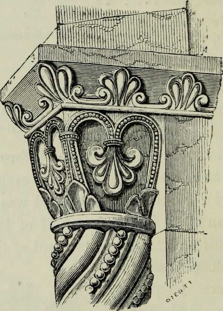 An illustration from An introduction to the study of Gothic architecture, 1877, leaf 97