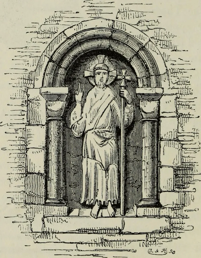 An illustration from An introduction to the study of Gothic architecture, 1877, leaf 99