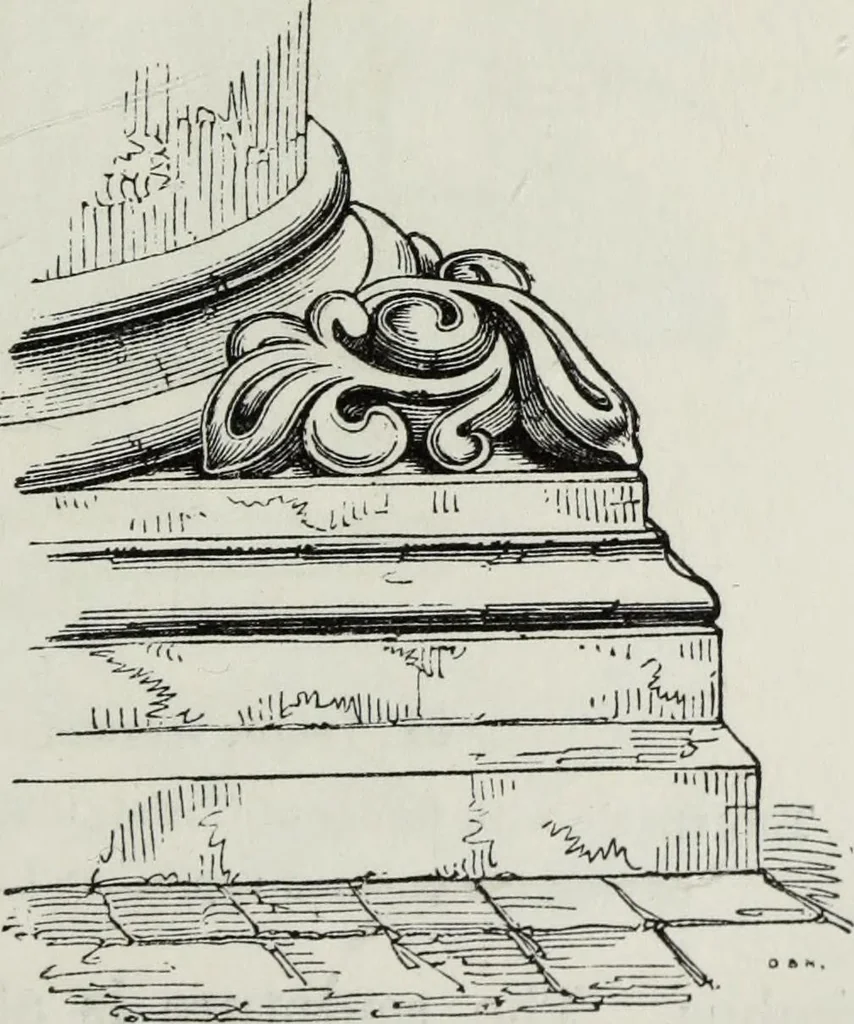 An illustration from An introduction to the study of Gothic architecture, 1881, leaf 100