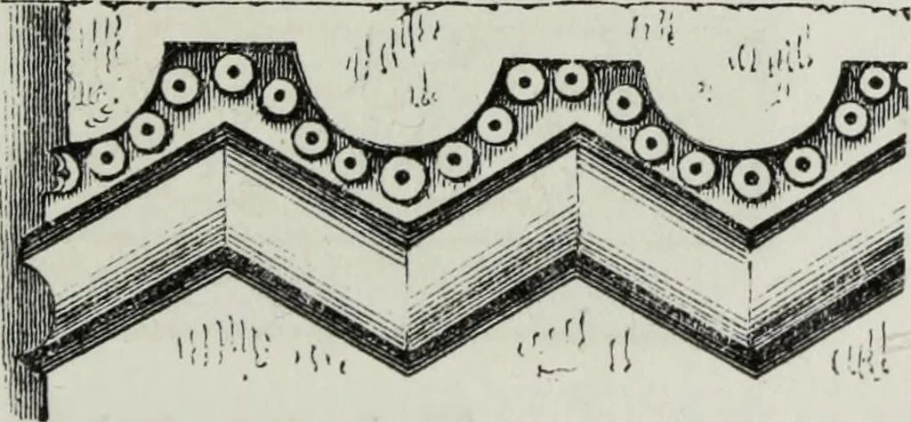 An illustration from An introduction to the study of Gothic architecture, 1881, leaf 102