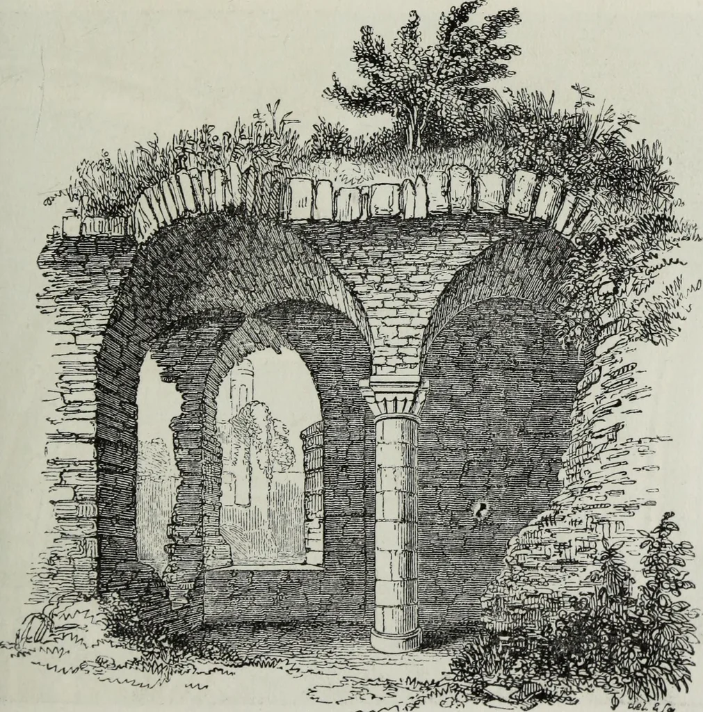 An illustration from An introduction to the study of Gothic architecture, 1881, leaf 106