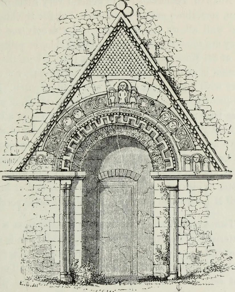 An illustration from An introduction to the study of Gothic architecture, 1881, leaf 112