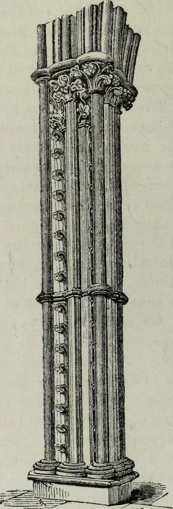 An illustration from An introduction to the study of Gothic architecture, 1881, leaf 131