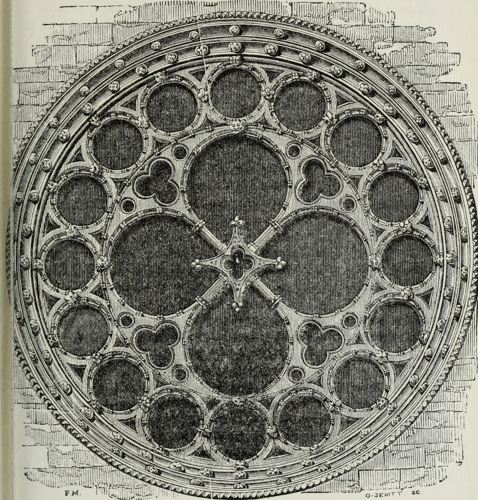 An illustration from An introduction to the study of Gothic architecture, 1881, leaf 132