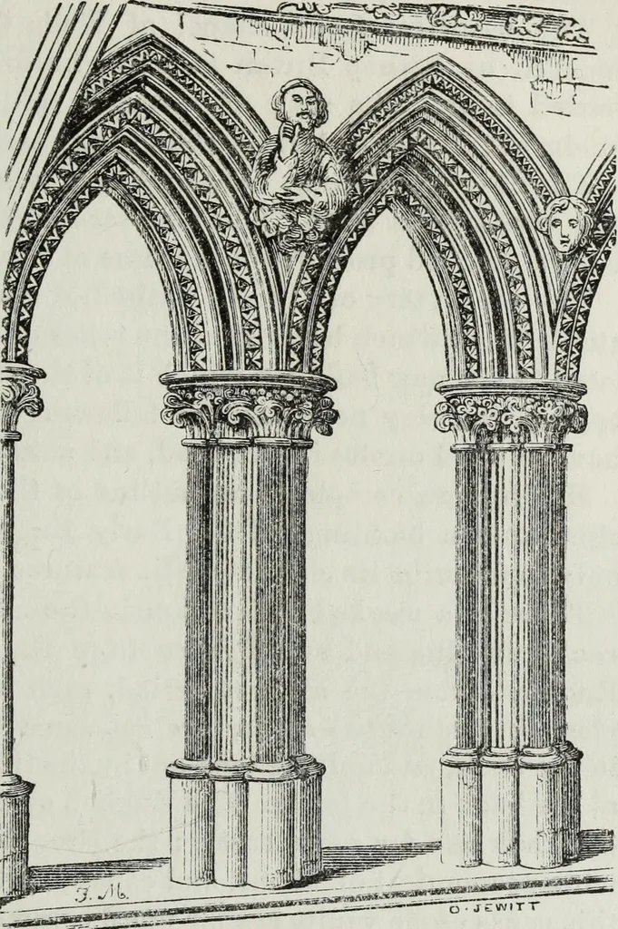 An illustration from An introduction to the study of Gothic architecture, 1881, leaf 138