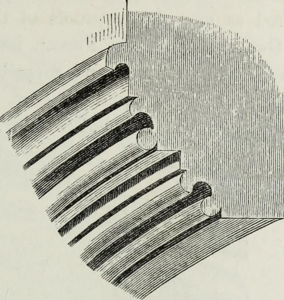 An illustration from An introduction to the study of Gothic architecture, 1881, leaf 144