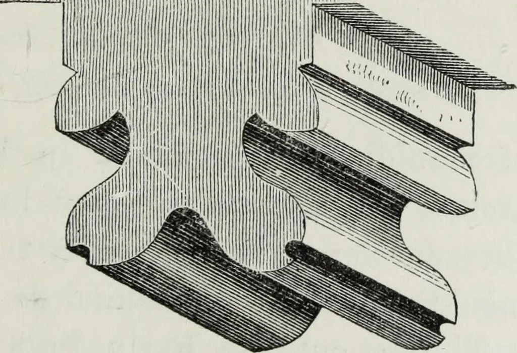 An illustration from An introduction to the study of Gothic architecture, 1881, leaf 144