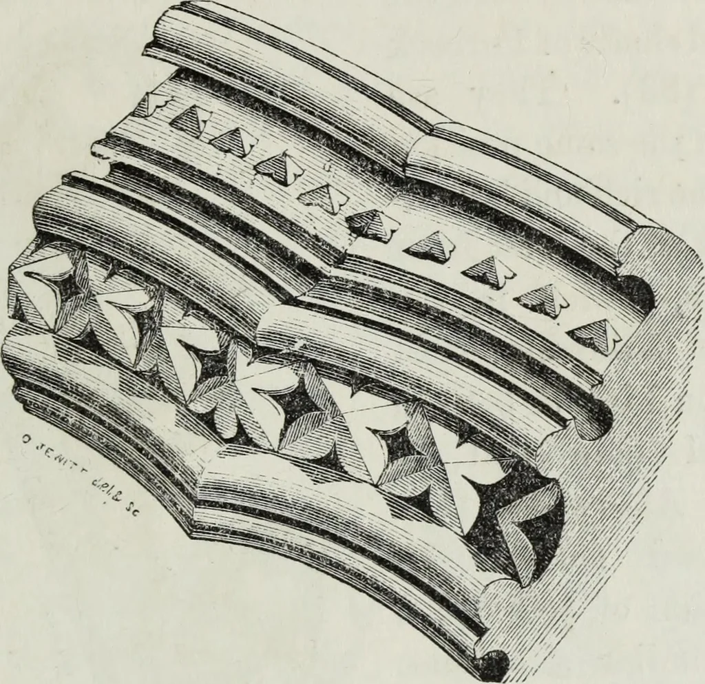 An illustration from An introduction to the study of Gothic architecture, 1881, leaf 146