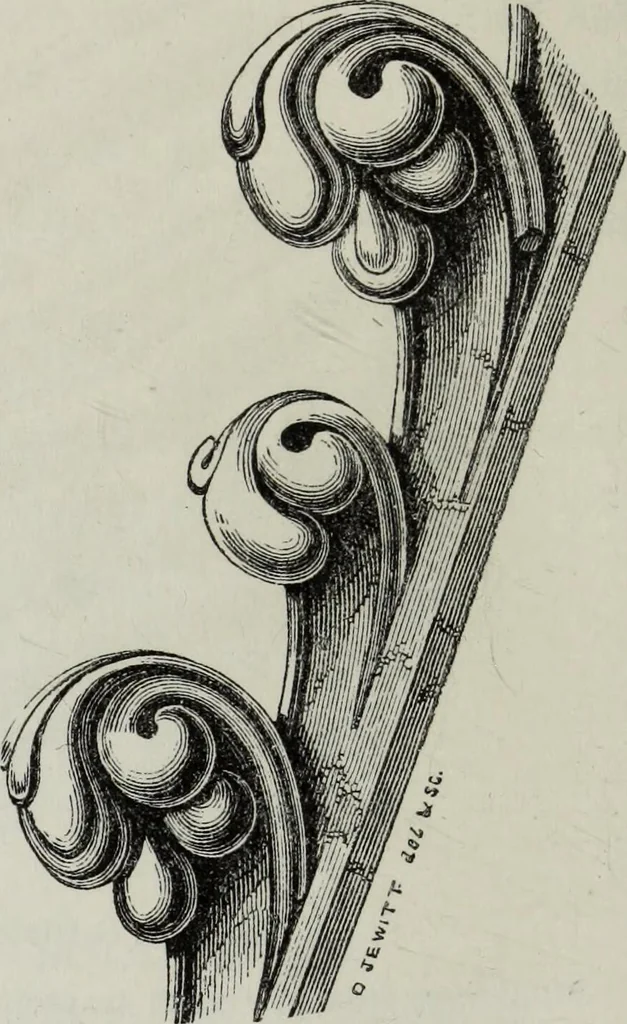 An illustration from An introduction to the study of Gothic architecture, 1881, leaf 147