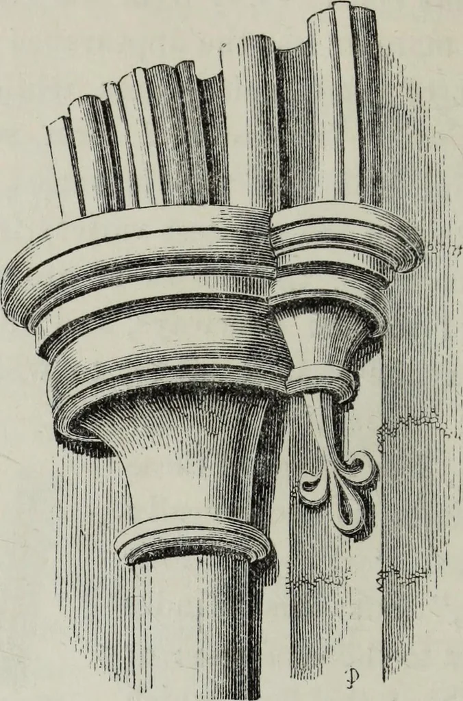 An illustration from An introduction to the study of Gothic architecture, 1881, leaf 149
