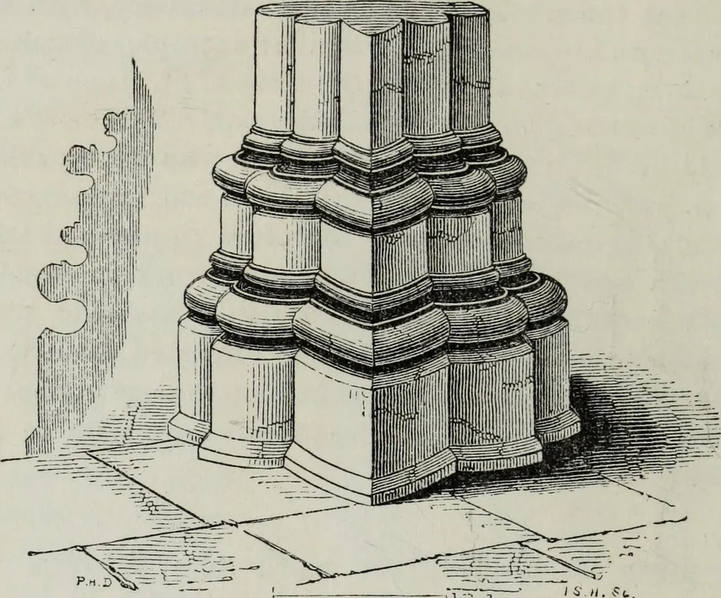 An illustration from An introduction to the study of Gothic architecture, 1881, leaf 151
