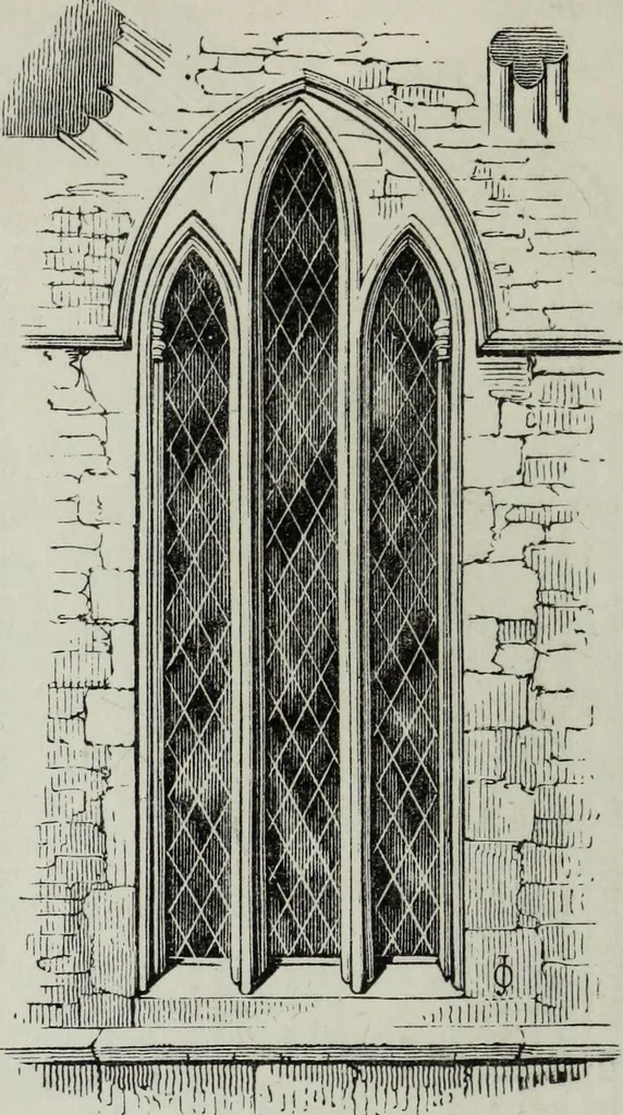 An illustration from An introduction to the study of Gothic architecture, 1881, leaf 155