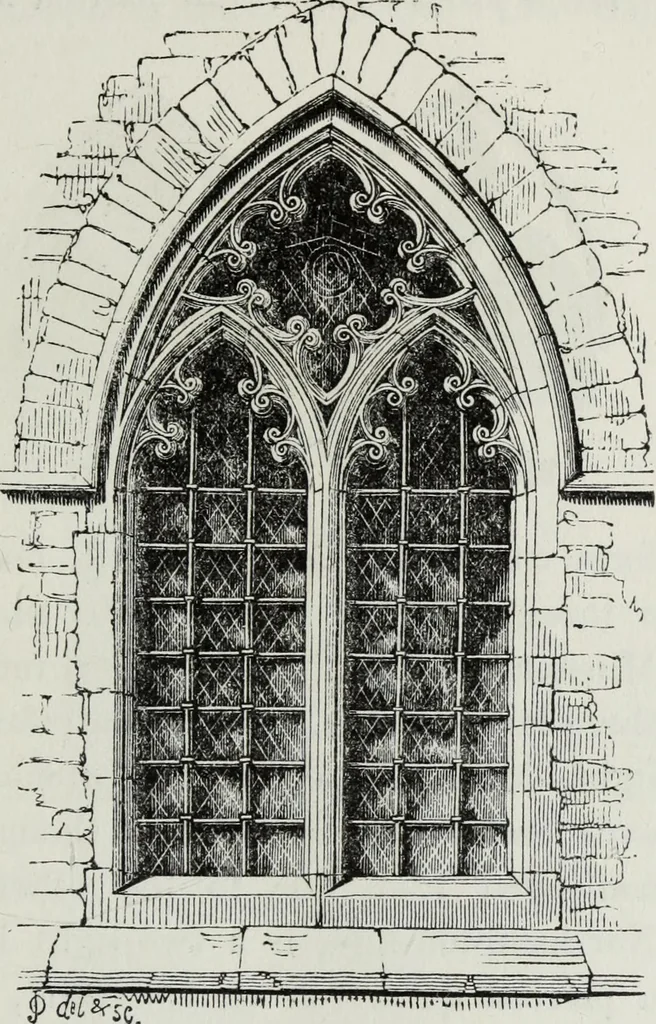 An illustration from An introduction to the study of Gothic architecture, 1881, leaf 158