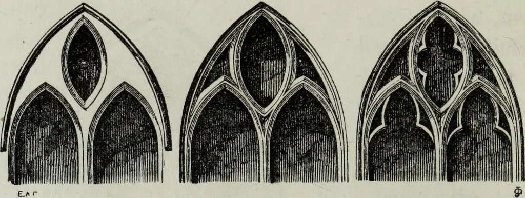 An illustration from An introduction to the study of Gothic architecture, 1881, leaf 159