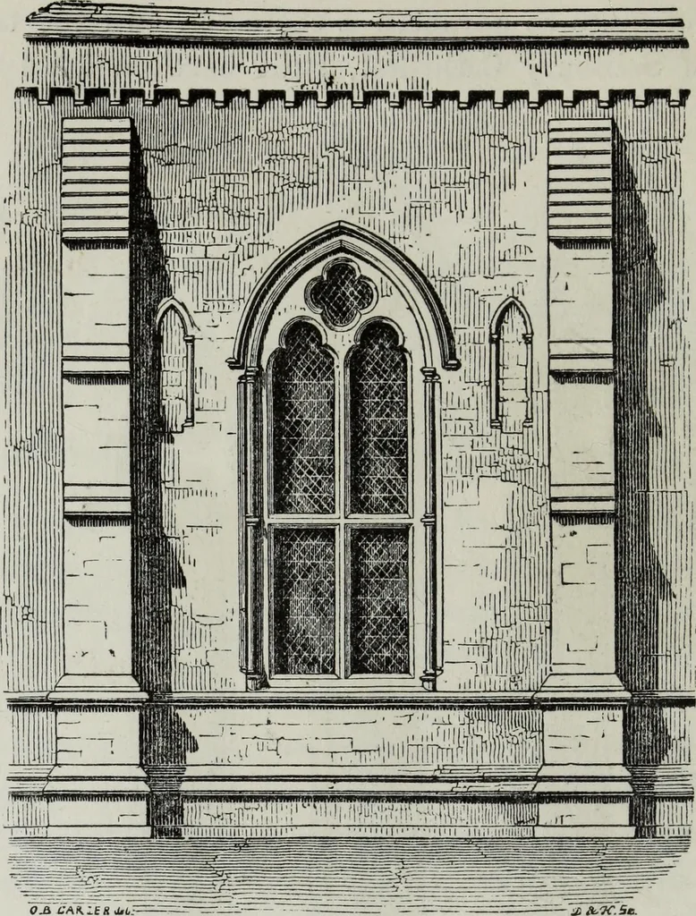 An illustration from An introduction to the study of Gothic architecture, 1881, leaf 161