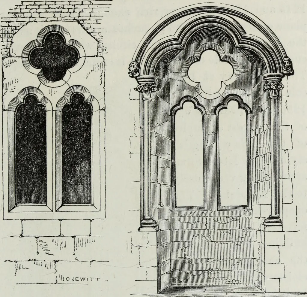 An illustration from An introduction to the study of Gothic architecture, 1881, leaf 162
