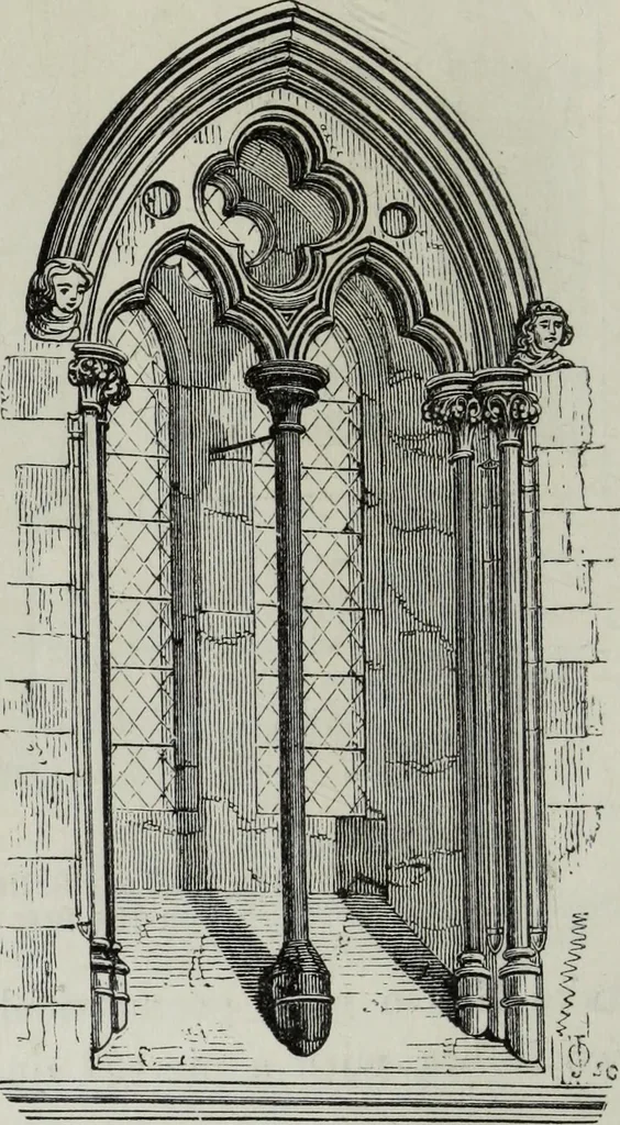 An illustration from An introduction to the study of Gothic architecture, 1881, leaf 163