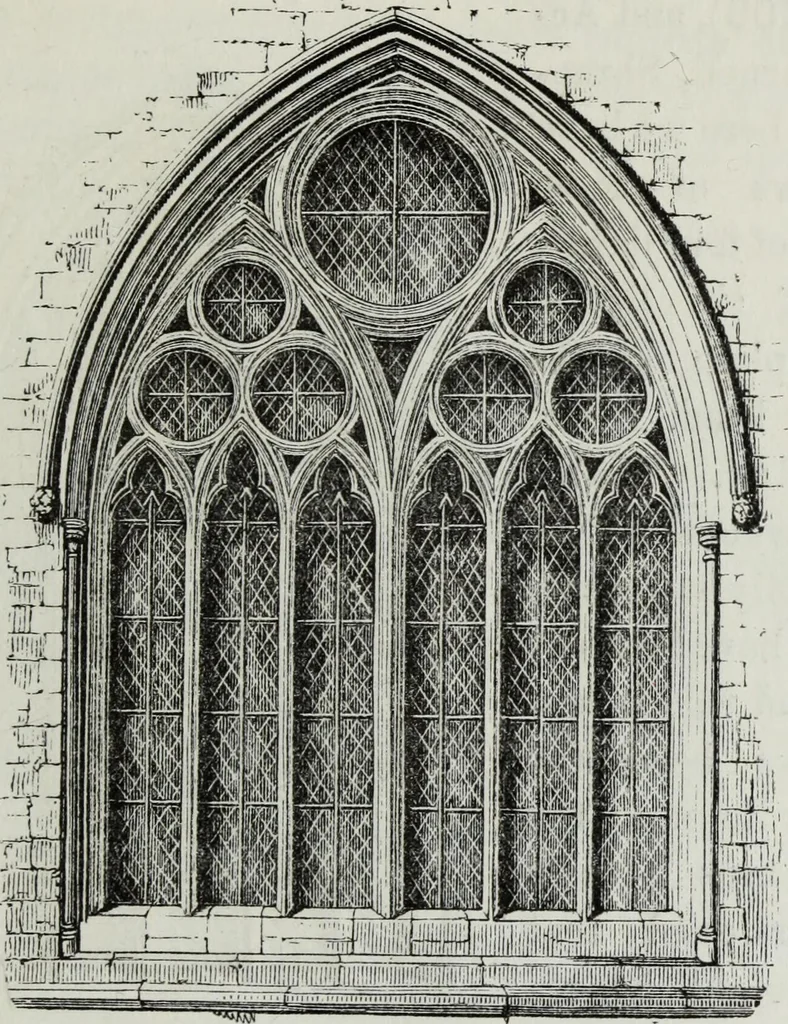An illustration from An introduction to the study of Gothic architecture, 1881, leaf 164