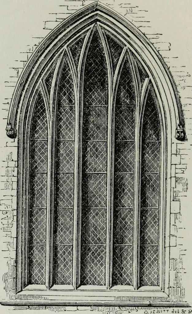 An illustration from An introduction to the study of Gothic architecture, 1881, leaf 165